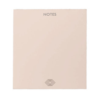 modern pink stylish notepad