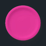 Modern Pink Template Create Your Own Party Custom Paper Plate<br><div class="desc">Modern Pink Template Create Your Own Party Custom Paper Plates</div>