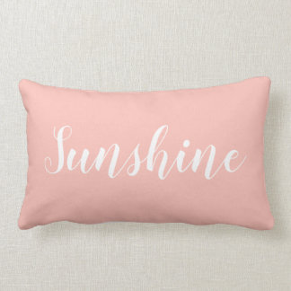 Modern pink trendy elegant minimalist pillow