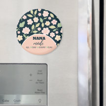 Modern Pink Wildflowers Pattern