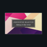 Modern Pink Yellow Black Geometric Pattern Business Card<br><div class="desc">This modern and unique pink,  yellow,  cream,  peach,  and black geometric pattern is perfect for the trendy and stylish individual. It's contemporary and cool design is great for many gifts and occasions. Enjoy this chic and fashionable print for your next purchase!</div>