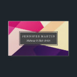 Modern Pink Yellow Black Geometric Pattern Business Card<br><div class="desc">This modern and unique pink,  yellow,  cream,  peach,  and black geometric pattern is perfect for the trendy and stylish individual. It's contemporary and cool design is great for many gifts and occasions. Enjoy this chic and fashionable print for your next purchase!</div>