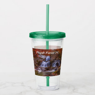 Modern Pisgah Forest NC Acrylic Tumbler
