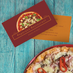 Modern Pizza  Business Card