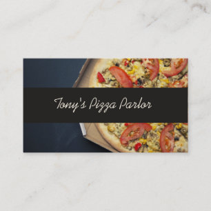 Modern Pizza Parlour Business Card