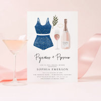 Modern PJ's and Prosecco Bridal Shower