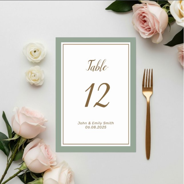 Modern Place Card Holder – Elegant Wedding Table  (Creator Uploaded)