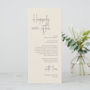 Modern Place Setting Dinner Party Thank You Card