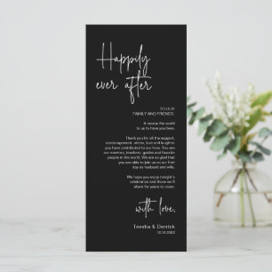Modern Place Setting Dinner Party Thank You Card
