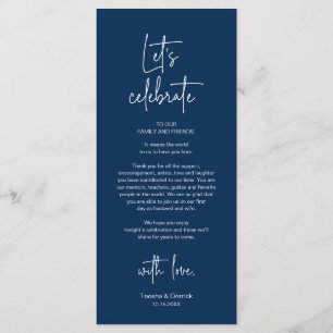 Modern Place Setting Dinner Party Thank You Card