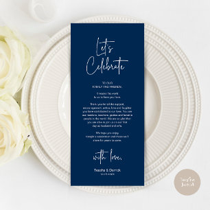 Modern Place Setting Dinner Party Thank You Card