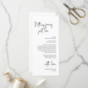 Modern Place Setting Dinner Party Thank You Card