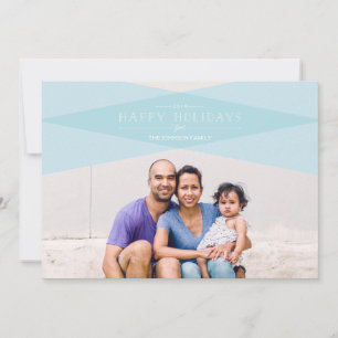 Modern Plaid Holiday Card