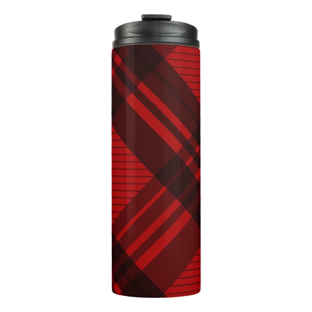  Modern Plaid  Water Bottle (Front)