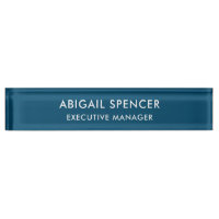 Modern Plain Classy Professional Ocean Blue