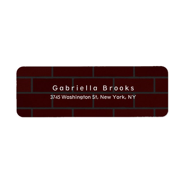 Modern Plain Elegant Unique Red Grey Wall (Front)