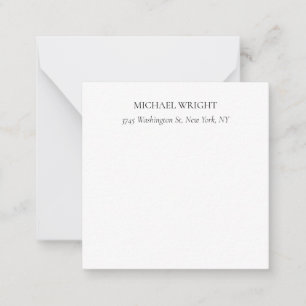 Modern Plain Simple Minimalist Card