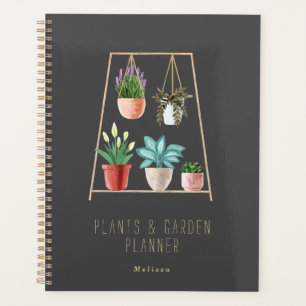 Modern Plants and Garden Personalised Planner