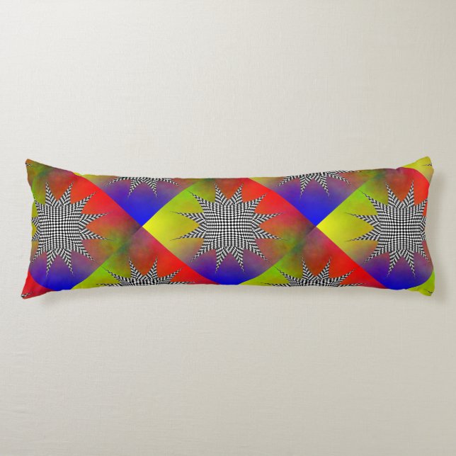 Modern Plasma by Kenneth Yoncich Body Cushion (Front)