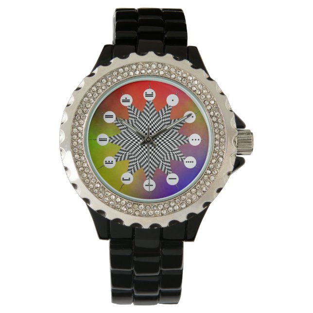 Modern Plasma (Mayan Face) by Kenneth Yoncich Watch (Front)