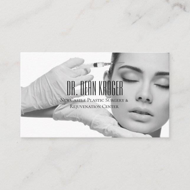 Modern Plastic Surgery & Rejuvenation Centre Business Card (Front)