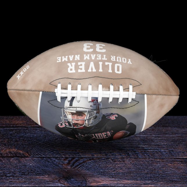 Modern Player Name Number Team Photo Football (Creator Uploaded)