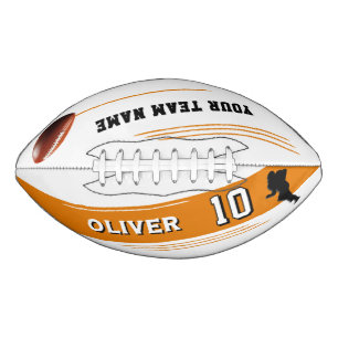 Modern Player Team Name Number Silhouette Football