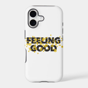 Modern, playful, cheerful design of Feeling Good