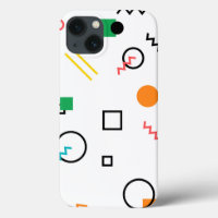 Modern, playful, cool, trendy, Memphis geometric