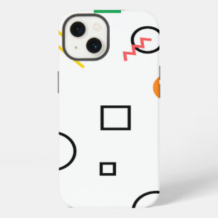 Modern, playful, cool, trendy, Memphis geometric iPhone 13 Case
