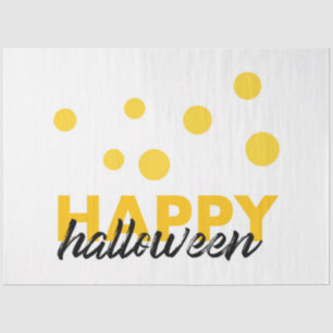 Modern, playful design of Happy Halloween Tissue Paper
