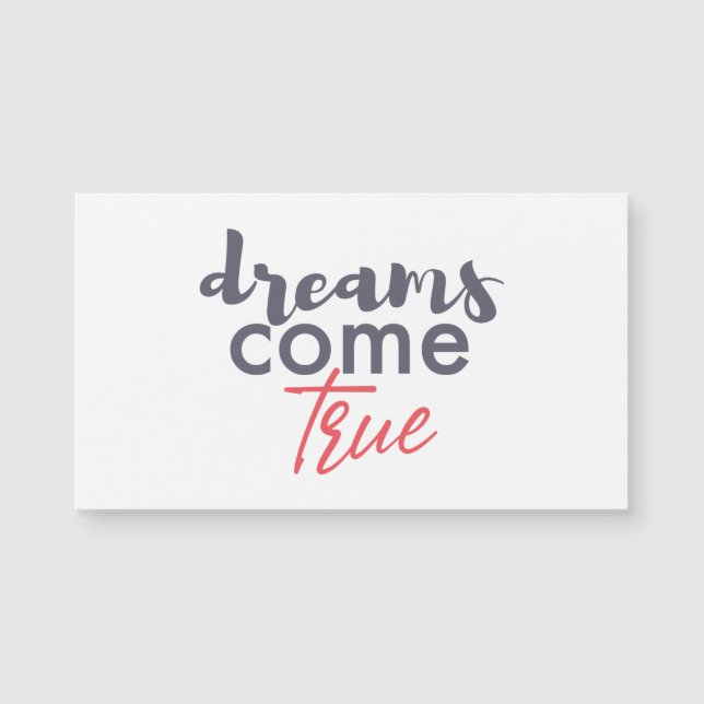 Modern playful graphic design of Dreams Come True (Front)