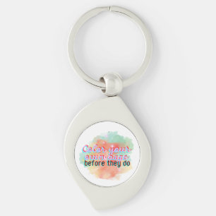 Modern Playful Simple Elegant and so Chic Key Ring