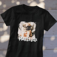 Modern Playful Simple Grunge Custom Pet Photo