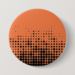Modern, playful, urban geometric circle pattern 7.5 cm round badge