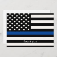 Modern Police Officer Personalised Thin Blue Line