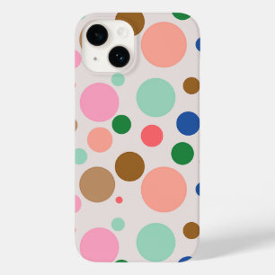Modern Polka Dot Pattern Case-Mate iPhone 14 Case