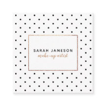 Modern Polka Dots Make-up Fashion Beauty