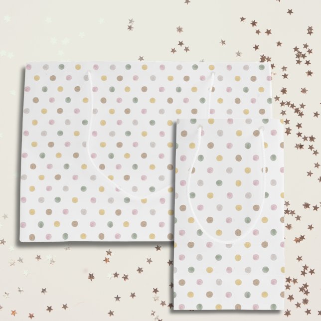 Modern Polkadot Gift Bag - Large (Creator Uploaded)