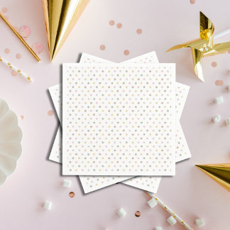 Modern Polkadot Party Napkins