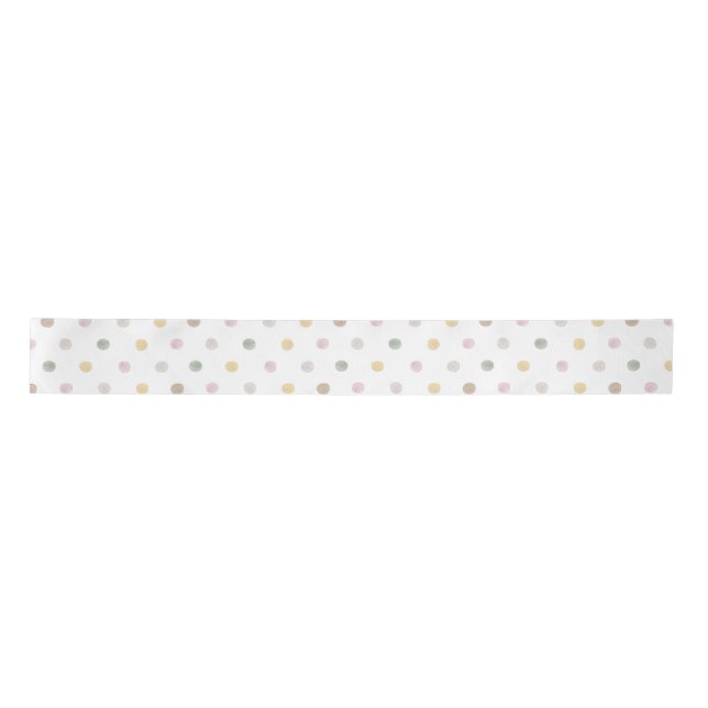 Modern Polkadot Satin Ribbon (Front)