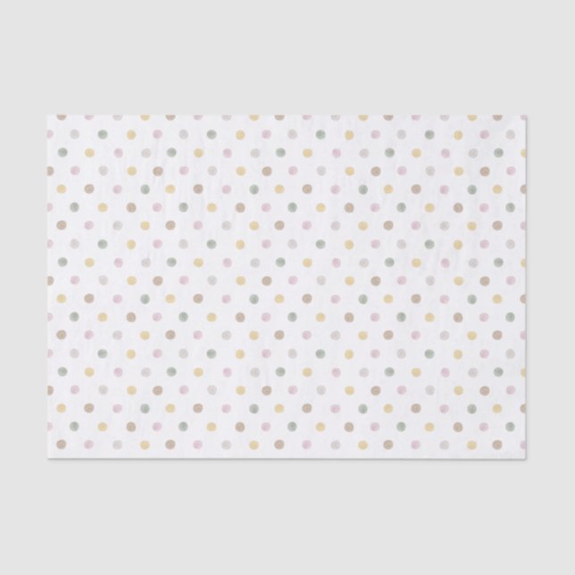Modern Polkadot Tissue Paper (Front)