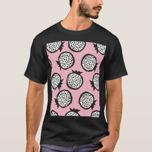 Modern Pomegranate: Abstract Seamless Style T-Shirt