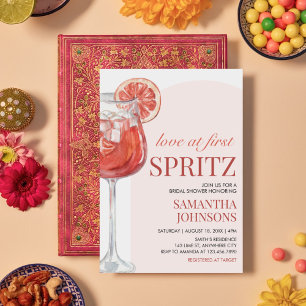 Modern Pomelo Cocktail Bridal Shower Invitation