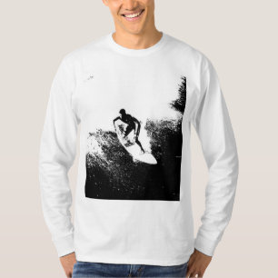 Modern Pop Art Elegant Surfer Template Trendy T-Shirt