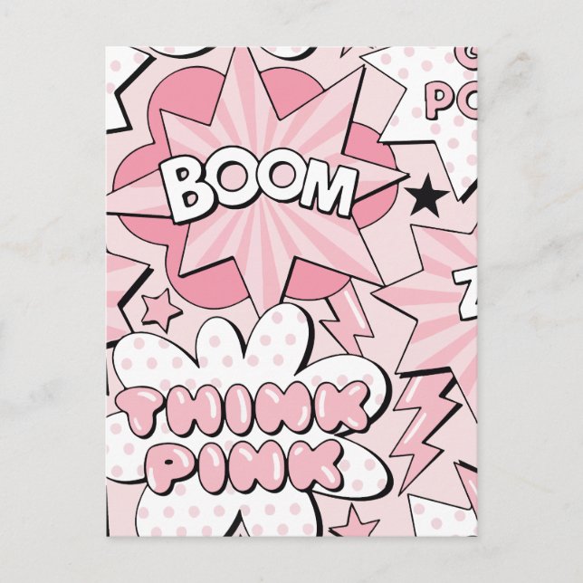 Modern Pop art  Holiday Postcard (Front)