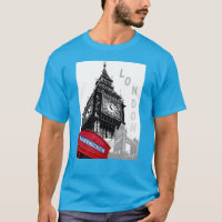 Modern Pop Art Red Telephone Box London Big Ben