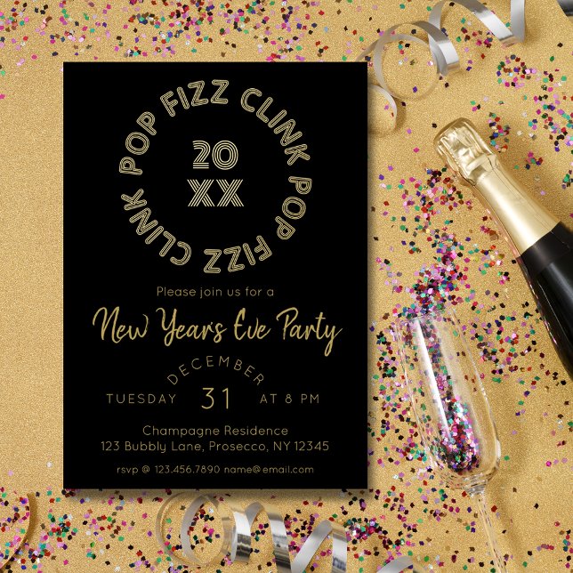 Modern Pop Fizz Clink New Year's Eve Party (Creator Uploaded)