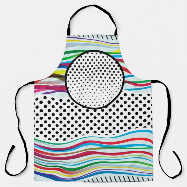 Modern POP One All-Over Print Apron (Front)