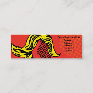 Modern pop profile card